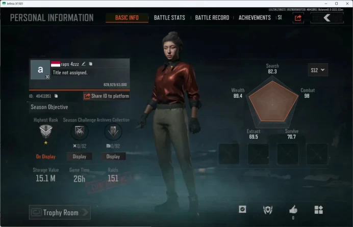 Mobile | LV 30 | SV 15.1 M | CV 5.75 M |Maelstrom AUG, QS AKS-74U, GM AK-12, Contour MPX, QS M110 | more detail Check SS AB466B