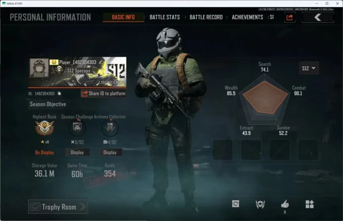 Mobile | LV 30 | SV 36.1 M | CV 12 M | Exclusive Decree LR-AR1, Decree VSS | more detail Check SS  AB470B