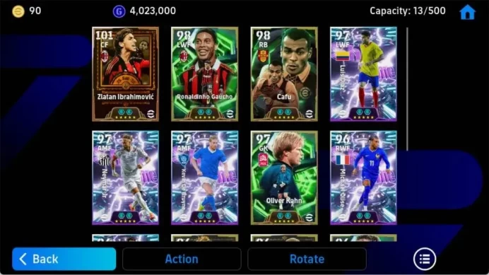 Android|PW 3158|Epic Zlatan Ibrahimovic,Epic Ronaldinho Gaucho,Epic Cafu,ShowT Neymar JR,Epic Eden Hazard|2026|Check SS EFB1629B