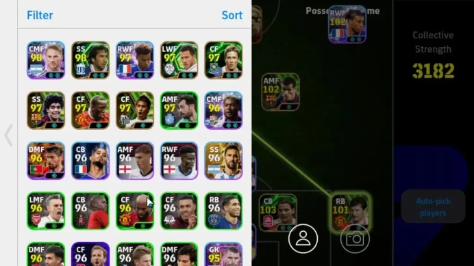 Android|2 Big Time Diego Forlan,Paulo Dybala,Epic Pavel Nedved,Johan Cruyff,Gabriel Batistuta,Etc|PES 2026|TakeMail|EF1807