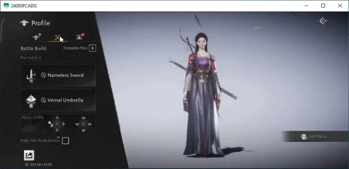 GLOBAL|Lv 17|GS 4275|1 Harmonic Core|Anthem of Ages|Peaceful Life|Nameless Sword+Vernal Umbrella|Female MC|Netease(WWM1131)