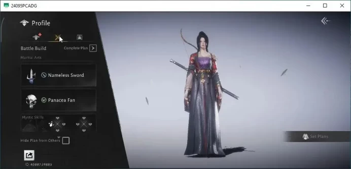 GLOBAL|Lv 17|GS 3894|1 Harmonic Core|Anthem of Ages|Peaceful Life|Nameless Sword+Panacea Fan|Female MC|Netease(WWM1132)