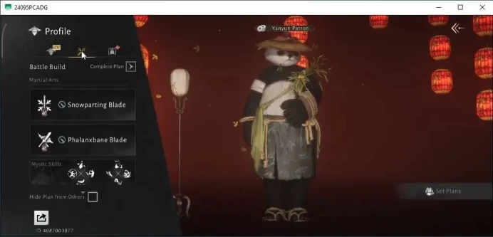 GLOBAL|Lv 94|GS 20939|1 HC|Crimson Curtain Set,Grove Master Set|Snowparting+Phalanxbane Blade|100% Oddt|Male MC|Netease(WWM1137)