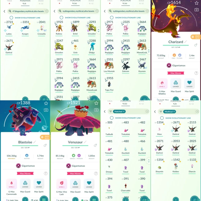 2283 Level 70 Eternatus Darkrai100 Shiny Mega Metagross Shiny Rayquaza Shiny Kyurem BG