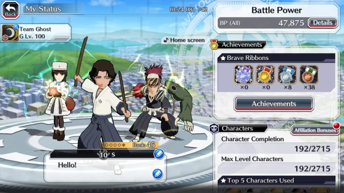 GLOBAL]6K Orb+Fresh All Story|SoulReaper Shunsui,Renji Tybw25&24NemuChristmast,Renewed Ichigo,Etc|KlabID RA151B