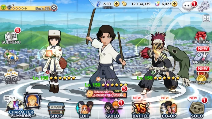 GLOBAL]6K Orb+Fresh All Story|SoulReaper Shunsui,Renji Tybw25&24NemuChristmast,Renewed Ichigo,Etc|KlabID RA151B
