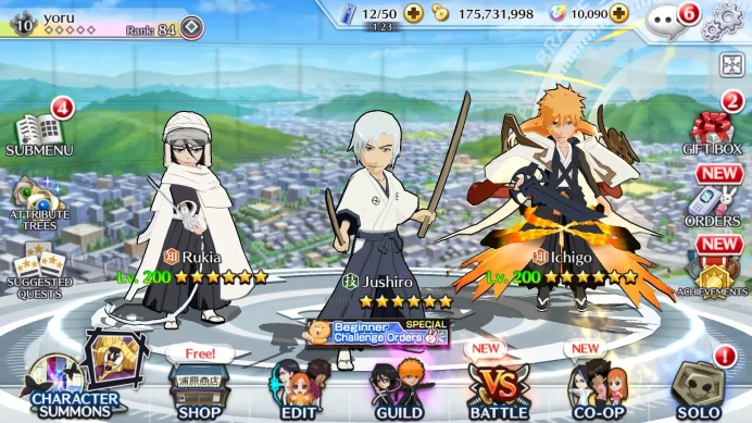 GLOBAL]10K Orb+Fresh All Story|Ichigo10thAnniv,2SoulReaper(Jushiro+Shunsui),Etc|KlabID RA189B