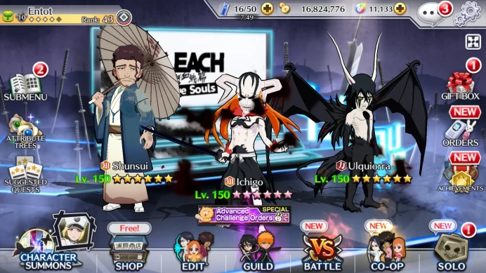 GLOBAL]11K Orb+Fresh All Story|IchigoRenewed,Aizen6thanniv,ShunsuiJapanParasol,Etc|KlabID RA233B