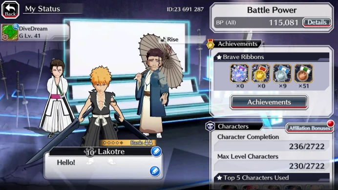 GLOBAL]11K Orb+Fresh All Story|IchigoRenewed,Aizen6thanniv,ShunsuiJapanParasol,Etc|KlabID RA234B