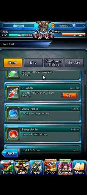 Global | Rank 37 | 2 Ascend (Demon Lord Rimuru, Demon Lord Vox) Lpot 50 |Check SS|(GS2600)
