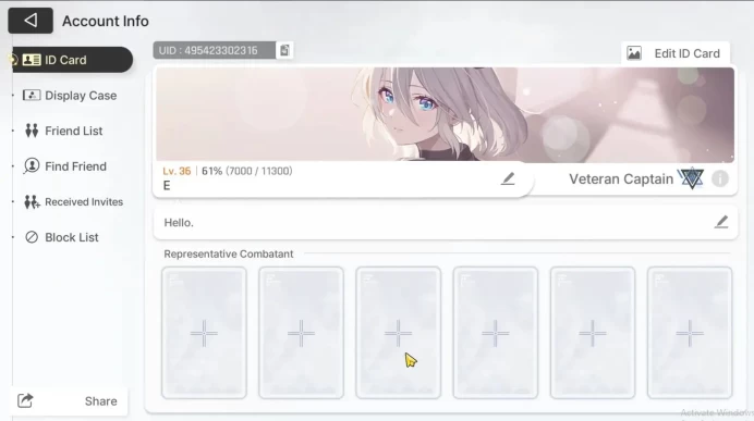GLOBAL Lv 36|7 SSR[HeidemarieM1,Nine+Sign,Rita,Tiphera,Orlea,Veronica,Renoa]+11 SR[Mika,NiaM1]|1 SSR Partners|Stove(CZN2036)