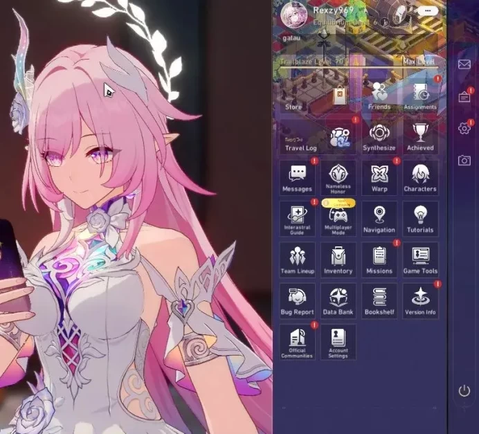 Asia|TL 70|Casto+Sign Prem Team|15 Limited|(Evernight,Hyacine)+Sign,Cyrene,Acheron,SW 999,Huohuo,Etc|Take Mail|CheckSS(HSR7319)