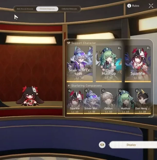 Asia|TL 32|2 Golden Companion|5 Limited|SW 999 E1+Sign,Sparkle,Huohuo,Archer,Dante|MC Male|Take Mail|Check SS(HSR7317)
