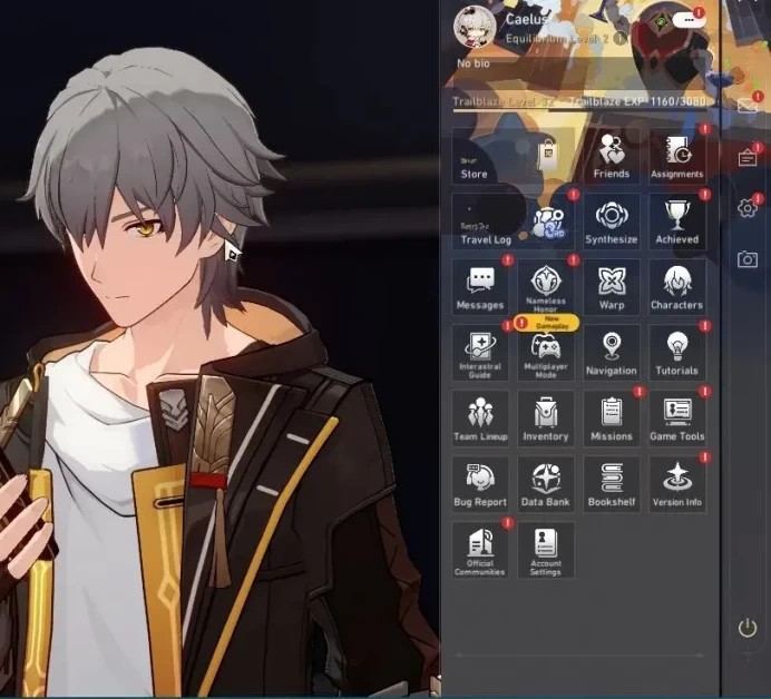 Asia|TL 32|2 Golden Companion|5 Limited|SW 999 E1+Sign,Sparkle,Huohuo,Archer,Dante|MC Male|Take Mail|Check SS(HSR7317)