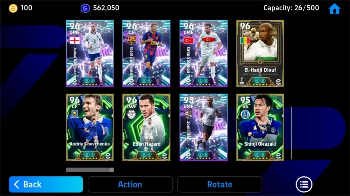 Android|PW 3203|Epic Cech,Shevchenko,Rijkaard,Alonco,Hazzard|SHW Garcia,Allister,Huijsen,Olise,Olmo Etc |2026|Check SS EFB1637B