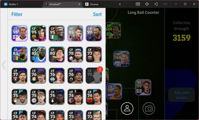 Android|PW 3159|Epic Bebeto,Totti,Rijkaard,Diouf|SHW Donarumma,Allister,olise,Messi,Roberston,Kokcu Etc |2026|Check SS EFB1640B
