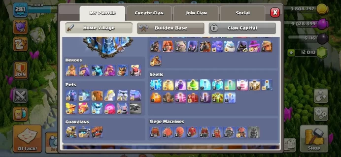 Th_18(XP 281 & 12 K GEM)(EVERYTHINGS FULL MAX)(B.B MAX)(130 WALL MAX)(25 E.EPIC MAX)(LIFTIME WARANTY)(PLS SEE PIC