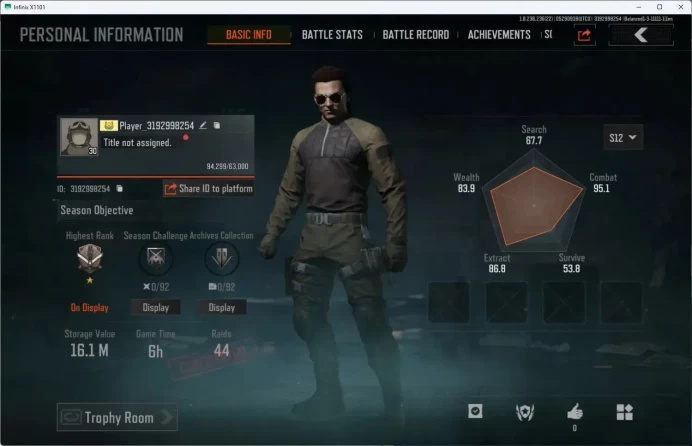 Mobile | | LV 30 | SV 16.1 M | CV 6.6 M | ET USAS-12, QS AKS-74U, GM AK-12, Abomi. Vector 9 | more detail Check SS  AB474B