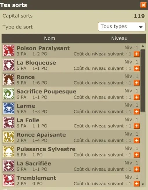 SOLD!! - Sadida Level 120 Perfect for PVP/PVM never authenticated and secure 100% Garantie