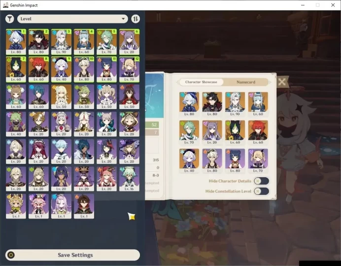ASIA|AR 52|5Limited+1(*5Weapon)|Neuvillete,Furina,Wriothesley,Ineffa,Baizu|Wolf's Gravestone|Reuni On|McFemale|TakeMail|(GI6220)