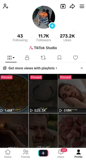 France Monetized Account/ 11K Real Followers+273K Real Likes/ Creator Rewards Program Activated/ Live Stream/ Full Access