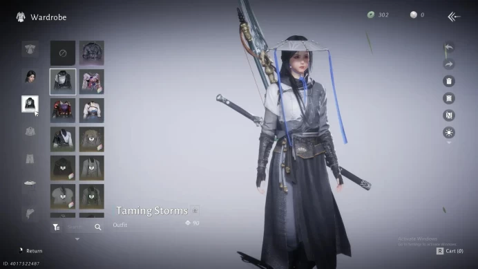 Unknown | 1 Harmonic Core | MC Female Zeenadya | Lv 19 | CB 4051 | Wanderer's Sorrow Hat | Check SS WWM170B