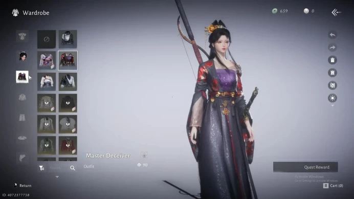 ASIA | Selector On 1 Harmonic Core | MC Female | Lv 20 (Starter) | Limited Martial Destiny Armor | Master Deceiver | Check SS WWM171B