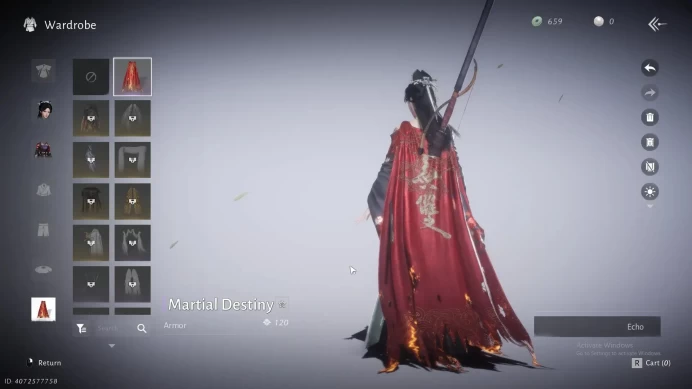 ASIA | Selector On 1 Harmonic Core | MC Female | Lv 20 (Starter) | Limited Martial Destiny Armor | Master Deceiver | Check SS WWM171B