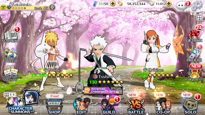 GLOBAL]6K Orb+Fresh All Story|OrihimeFUTURE,RukiaJapanParasolEtc|KlabID|RA533B