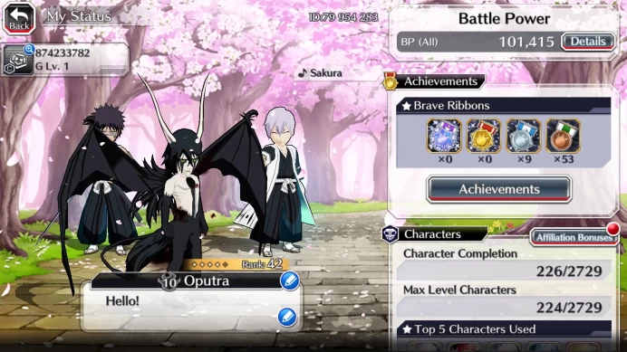 GLOBAL]6K Orb+Fresh All Story|Ulquiorra SegundaEtapa,Gin,Kon Etc|KlabIDRA535B