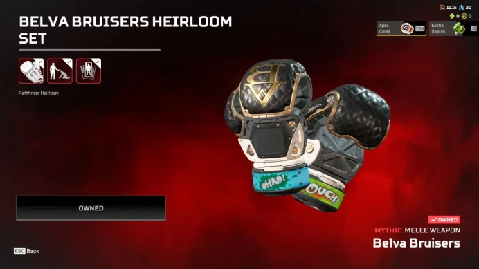 EA APP - 25 lvl - Pathfinder heirloom -  belva bruisers - outlook