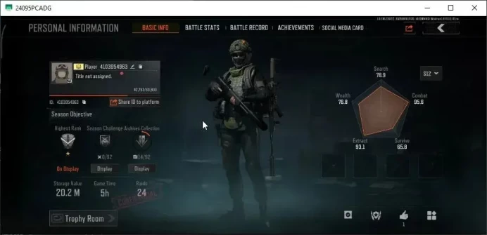 MOBILE Lvl 28|SV 20M|CV 17,4M|4 Set: MaxTac,RL,Peace|Ceremoni Groza,GM AK12,T03 SS,Scar L SS,Etc|CN ON|Infinite|CheckSS|AB3256