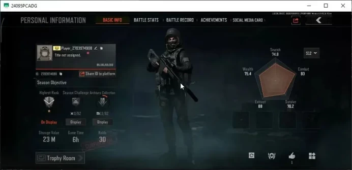 MOBILE Lvl 30|SV 23M|CV 20M|3 Set|AK12 GM,AR57 WP,Ceremonial (Mk14,S12k),M110 QS,Etc|CN ON|Infinite|CheckSS|(AB3255)