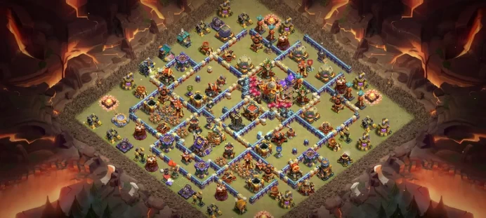Th 16 Level 235 | Hero (95/95/70/45) | 6 Equipment Epic | 19 Magic Items | 10 Hero Skin | 1717 War Stars | 3618 Gems