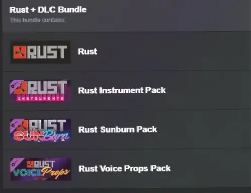 ALL DLCs - Voice Props Pack+Instruments Pack+Sunburn Pack+3 Years old Steam+2 LVL+RUST (0 hours)+Original Email+Full Access #LOT-138473
