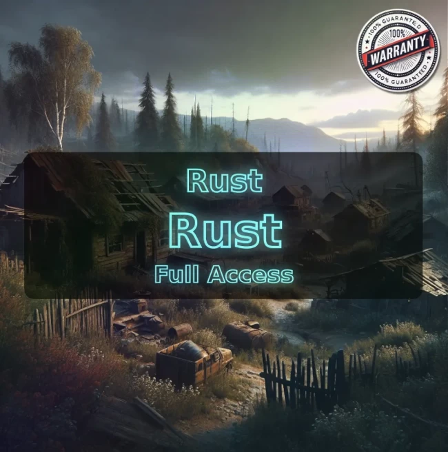 FRESH RUST Account 1000 Hours | REGION FREE #LOT-138487