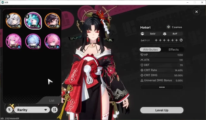 GLOBAL SEA|HL 3|1 SSR| Limited Hotori + Signature |2 SSR Selector ON|4 SR|Female MC|Log Email|NTE1261
