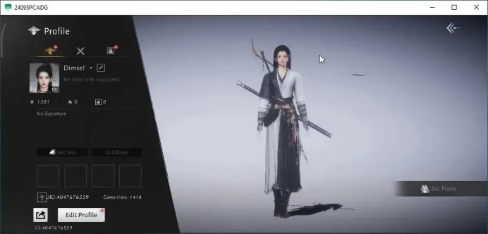 GLOBAL|Lv 17|GS 3990|2 Harmonic Core|Lone March|Anthem of Ages|Nameless Sword+Vernal Umbrella|Female MC|Netease(WWM1138)