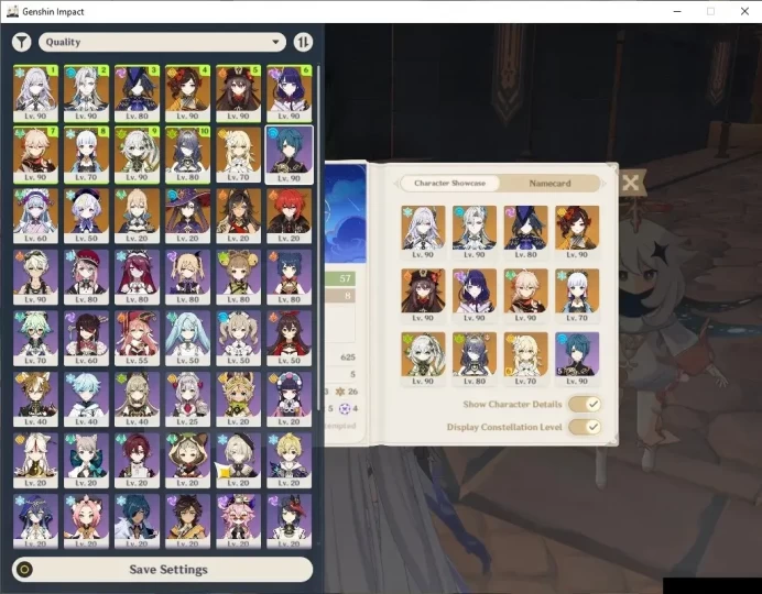 ASIA|AR57|10 Limited+2(*5Weapon)|Skirk,Neuvilette,Lauma,Nahida,Raiden,Clorinde,Etc|Mc Female|TakeMail|CheckSS(GI6660)