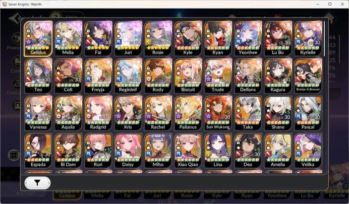 GlobalSEA|Full Ex-7k[GelidusTC4,MeliaTC3,FaiTC1,JuriTC1,Rosie]+36 TC6[Kyle,Ryan,LuBu,Teo]|40K Ruby|ElenaPrem|Google|SKR1182