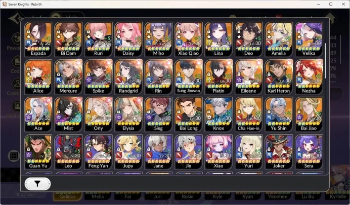 GlobalSEA|Full Ex-7k[GelidusTC4,MeliaTC3,FaiTC1,JuriTC1,Rosie]+36 TC6[Kyle,Ryan,LuBu,Teo]|40K Ruby|ElenaPrem|Google|SKR1182