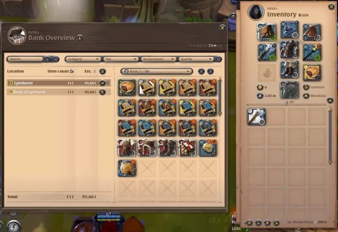ASIA | 2,08M Total Fame - 2,02M Silver | T8 Lumberjack | T7 Battleaxe Build | Mount Skin Ready |Take Gmail|Check SS|(AO847)