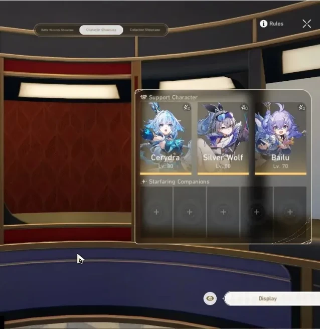 Asia|TL 65|1 Golden Companion|4 Limited|[Cerydra]+Sign,Ruan Mei,Archer,Silver Wolf|TakeMail|CheckSS(HSR7321)