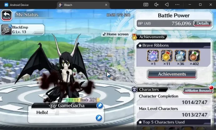 [GLOBAL]50K Orb|2 New Ichigo Renewed,Rukia 10th Anniv,TYBW25[Yachiru,Nemu],Byakuya Renewed,Etc|6K AccTic|Klab ID(BBS2684)