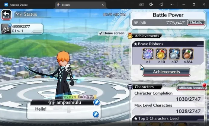[GLOBAL]54K Orb|2 New Ichigo Renewed,10th Anniv[Rukia,Ichigo],Yachiru TYBW25,Renewd[Byakuya,Aizen],Etc|6K AccTic|Klab ID|BBS2686