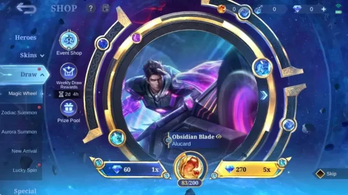 Global |Hero 122|Skin 239|Renowned|Collector Natalia|Collab Badang+Vale+Cyclops|Starlight Floryn|More Check SS ML2068B