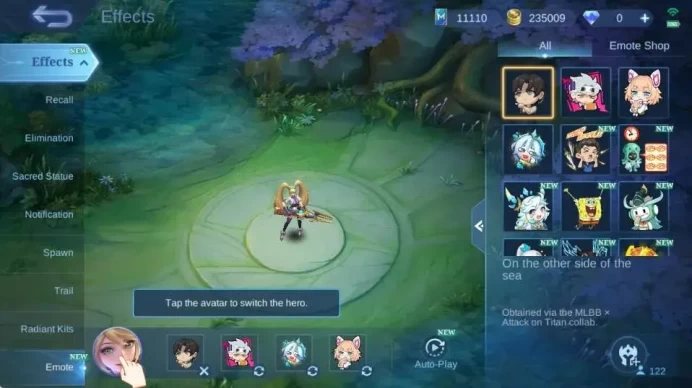Global |Hero 122|Skin 239|Renowned|Collector Natalia|Collab Badang+Vale+Cyclops|Starlight Floryn|More Check SS ML2068B