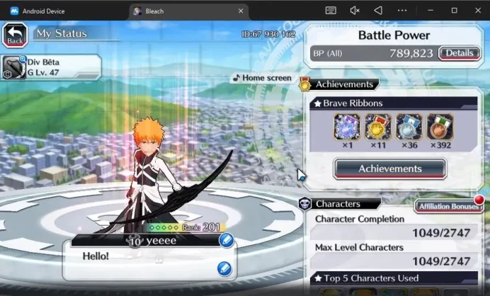 [GLOBAL]52K Orb|2 New Ichigo Renewed,10th Anniv[Rukia,Ichigo],Renewed[Byakuya,Aizen],Ururu,Kon,Etc|6K AccTic|Klab ID(BBS2685)