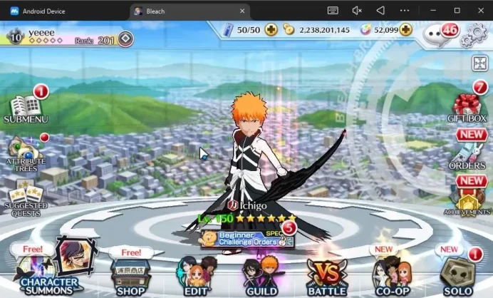 [GLOBAL]52K Orb|2 New Ichigo Renewed,10th Anniv[Rukia,Ichigo],Renewed[Byakuya,Aizen],Ururu,Kon,Etc|6K AccTic|Klab ID(BBS2685)