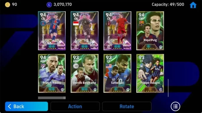 Android|PW 3202|BigTime Steven Gerrard, BigTime Frank Rljkaard, Epic Carles Puyol, ShowT Donnaruma|2026|Check SS EFB1644B